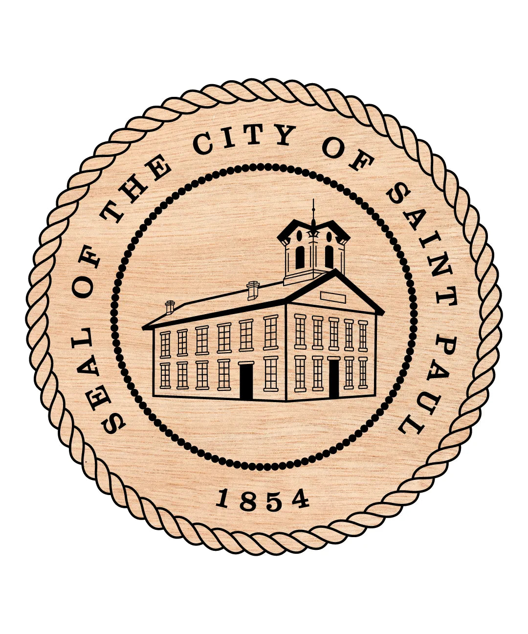 City of Saint Paul Seal SVG Minnesota Municipal Vector