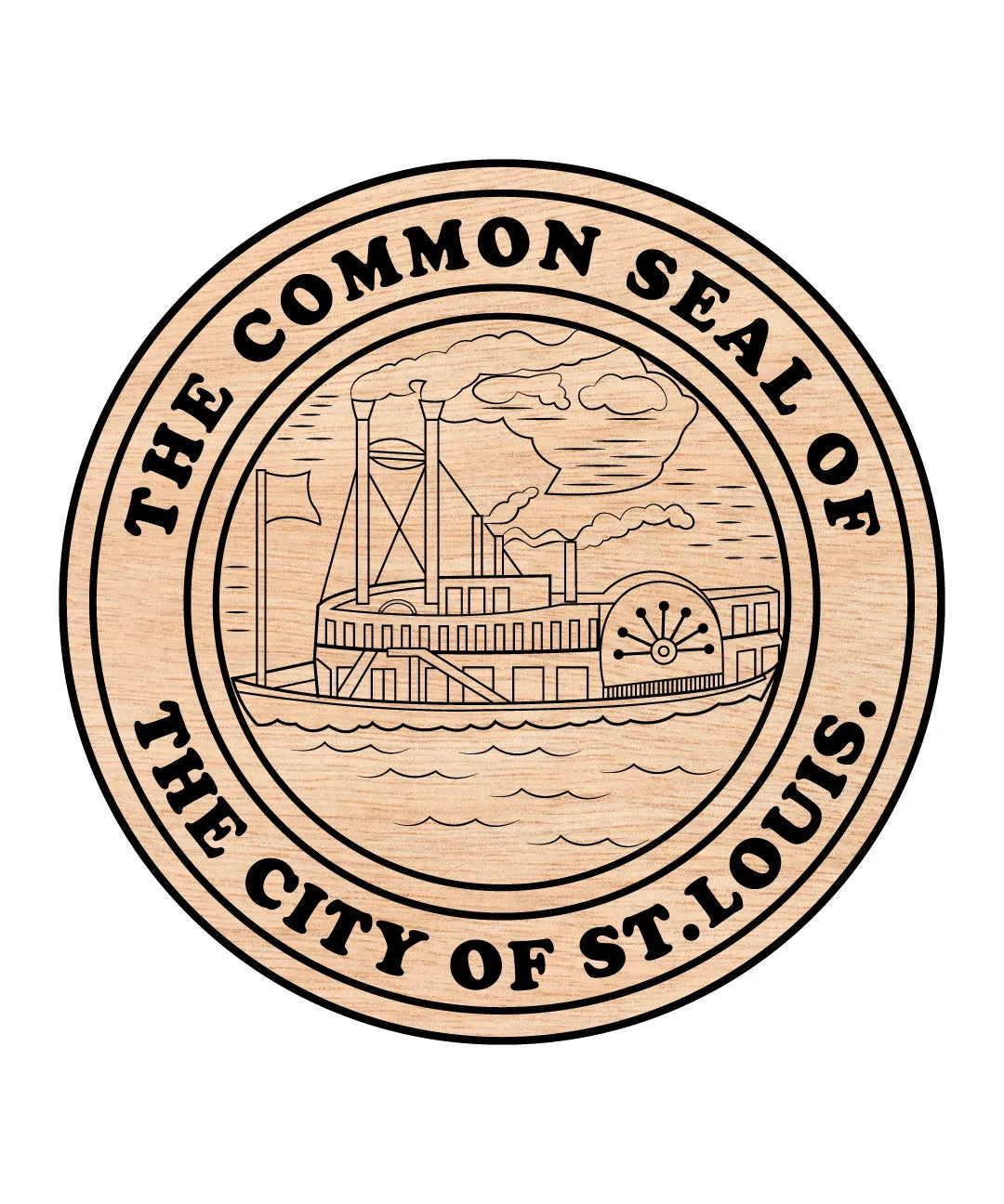 City Of St Louis Common Seal SVG Missouri Municipal Vector