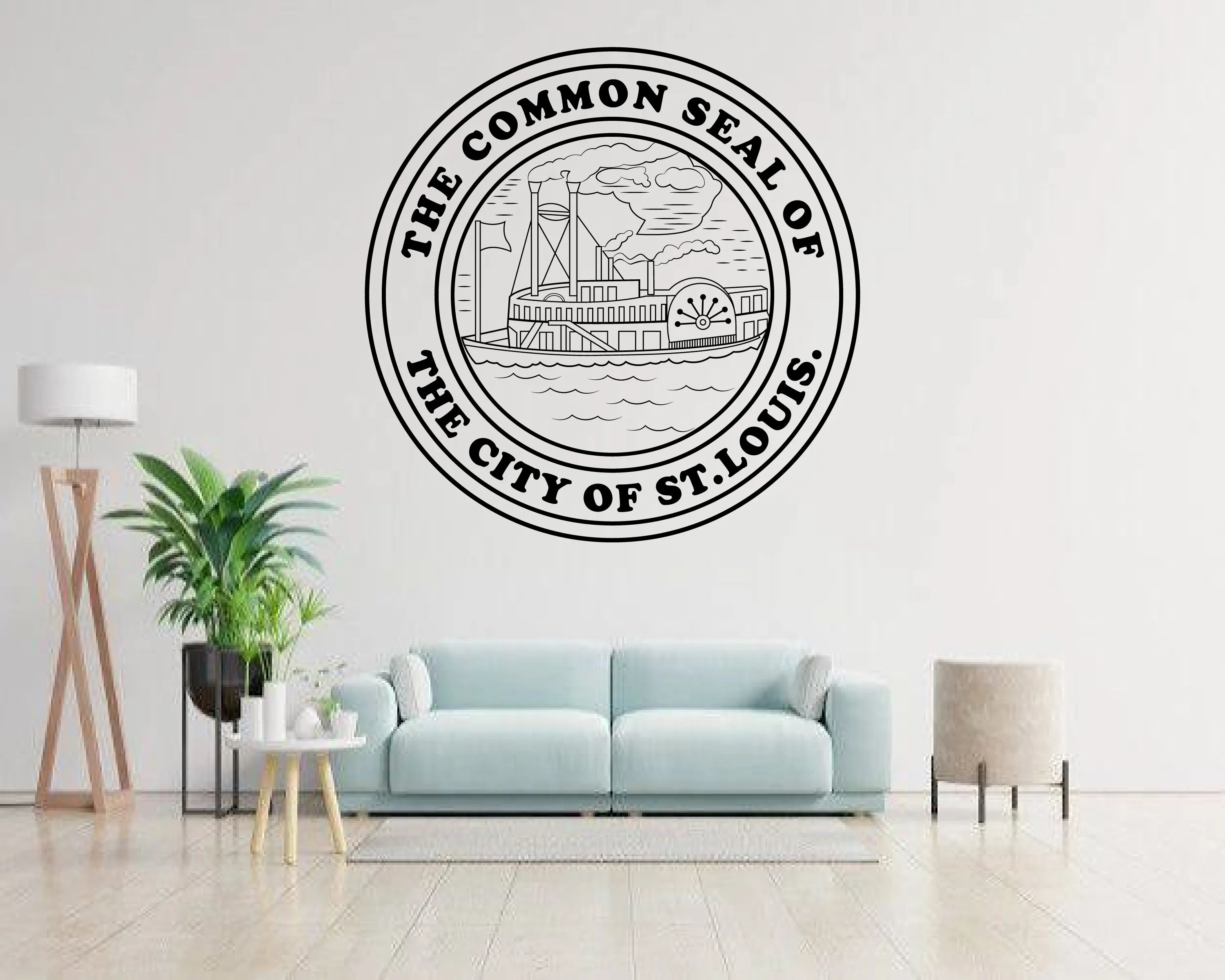 City Of St Louis Common Seal SVG Missouri Municipal Vector