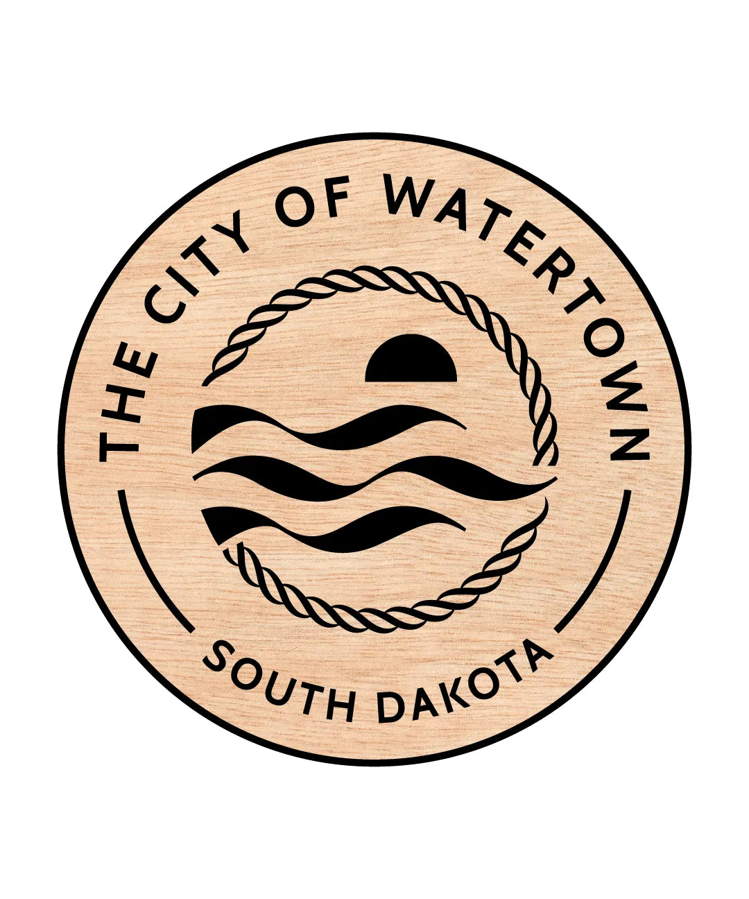 City Of Watertown Seal South Dakota SVG South Dakota Municipal Vector