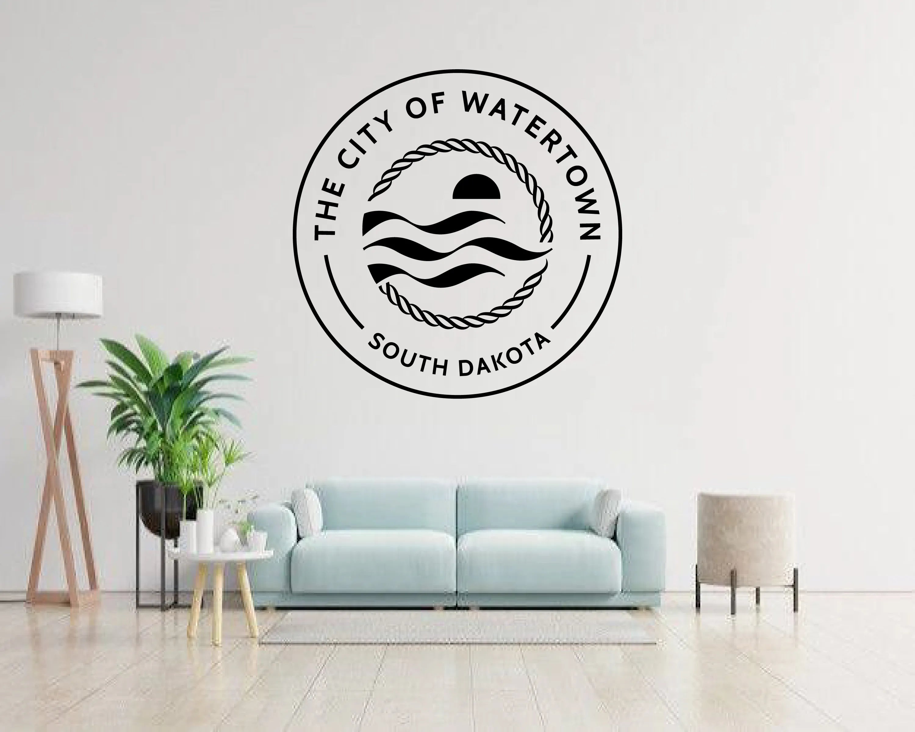 City Of Watertown Seal South Dakota SVG South Dakota Municipal Vector