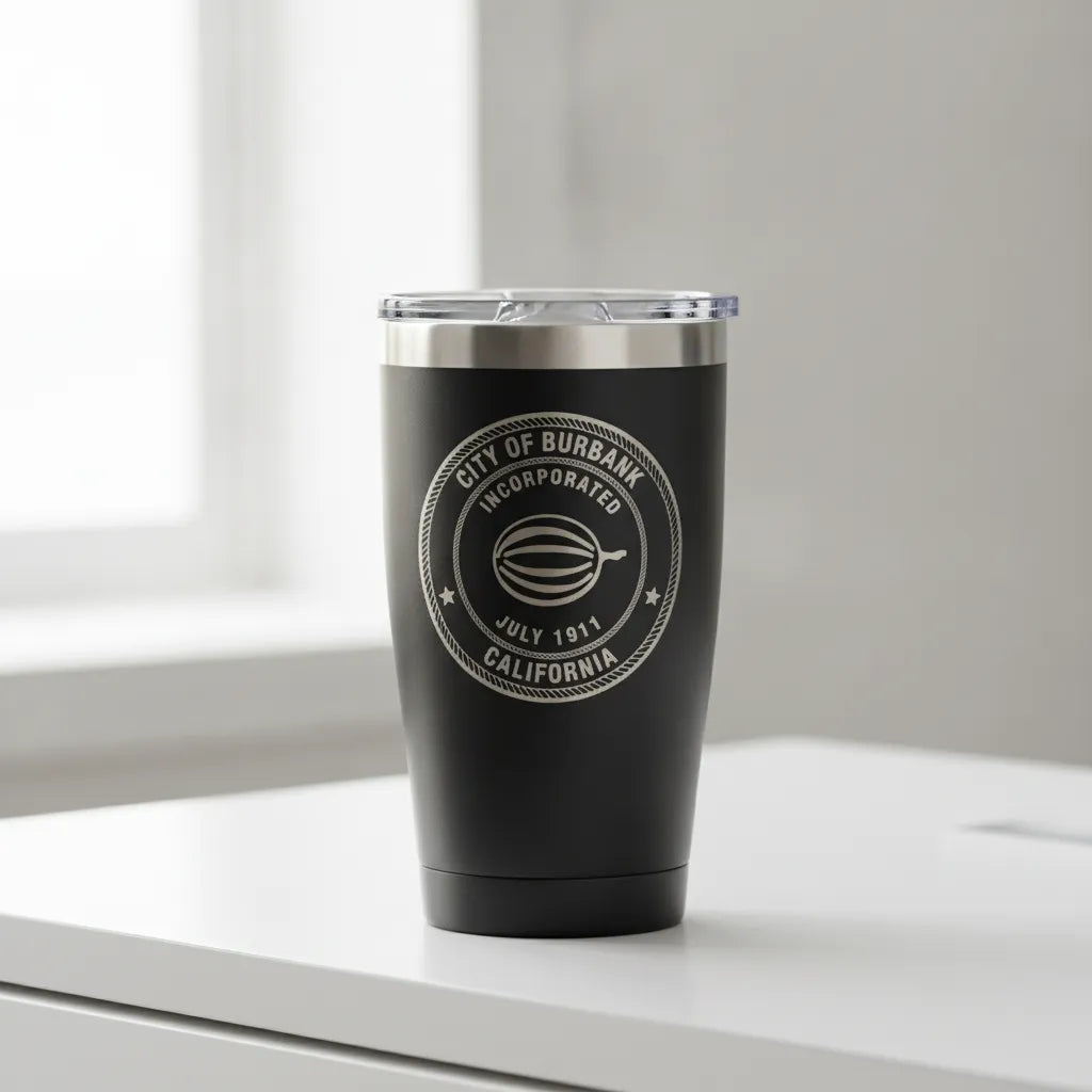 City of Burbank CA Seal Logo SVG

California Municipal Seal Engraving File

Burbank Cantaloupe Melon Vector

Rope Border City Plaque Sign CNC File

City of Burbank California Crest for Lasers