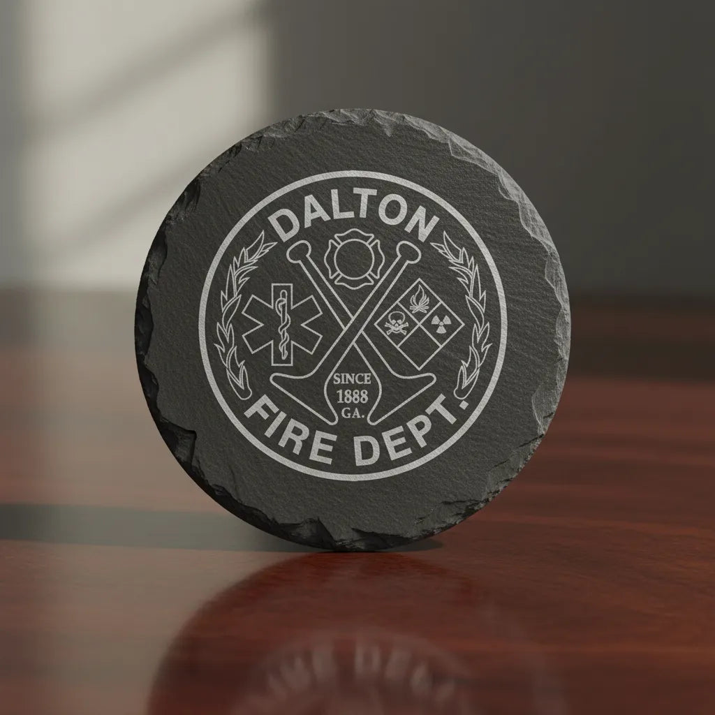 City of Dalton Fire Department Patch SVG

Georgia Fire Rescue Vector Design

Crossed Bugles Firefighter Engraving File

Dalton GA Fire Sign CNC File

EMS Hazmat Fire Dept Patch Vector for Lasers