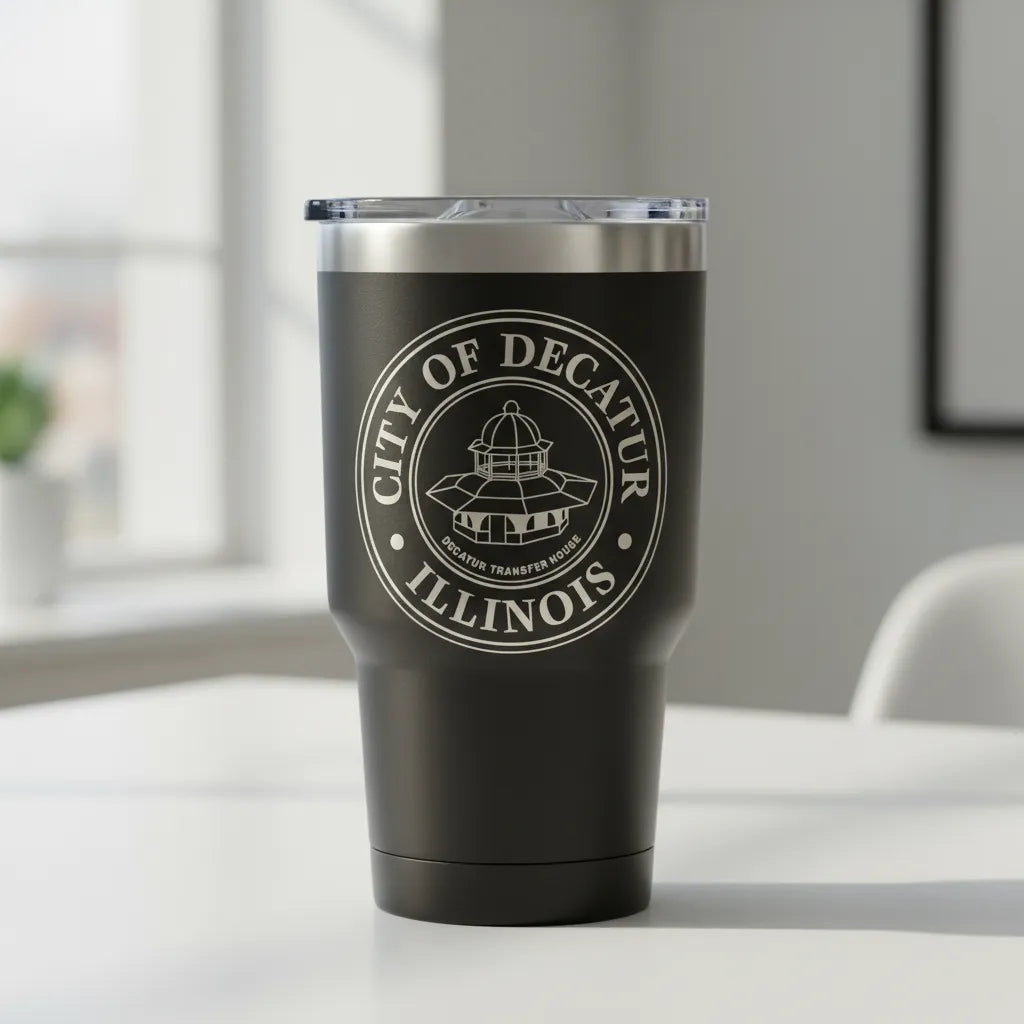 City of Decatur Illinois Seal SVG

Illinois Municipal Vector Design

Decatur Transfer House Engraving File

City Government Sign CNC File

Decatur City Seal Vector for Laser Cutting
