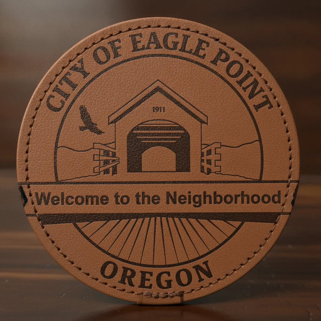 City of Eagle Point Seal SVG

Oregon City Emblem Vector

Covered Bridge Logo Design

Welcome to the Neighborhood Sign

Eagle Point Oregon CNC File
