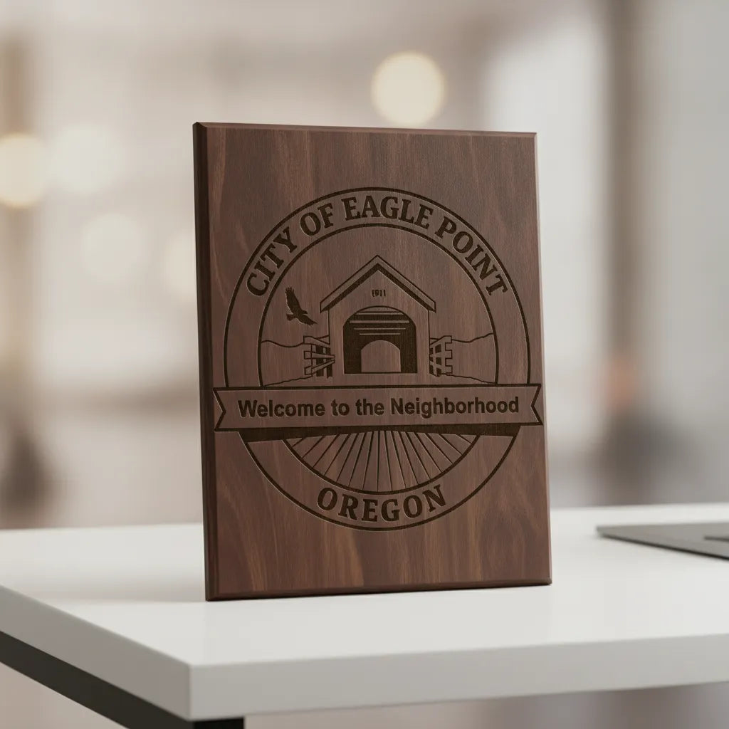 City of Eagle Point Seal SVG

Oregon City Emblem Vector

Covered Bridge Logo Design

Welcome to the Neighborhood Sign

Eagle Point Oregon CNC File