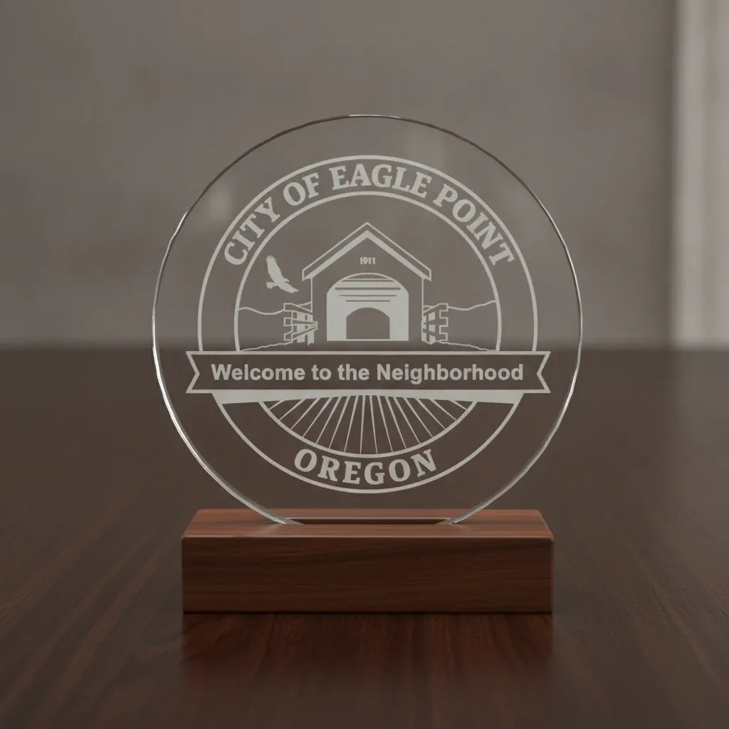 City of Eagle Point Seal SVG

Oregon City Emblem Vector

Covered Bridge Logo Design

Welcome to the Neighborhood Sign

Eagle Point Oregon CNC File