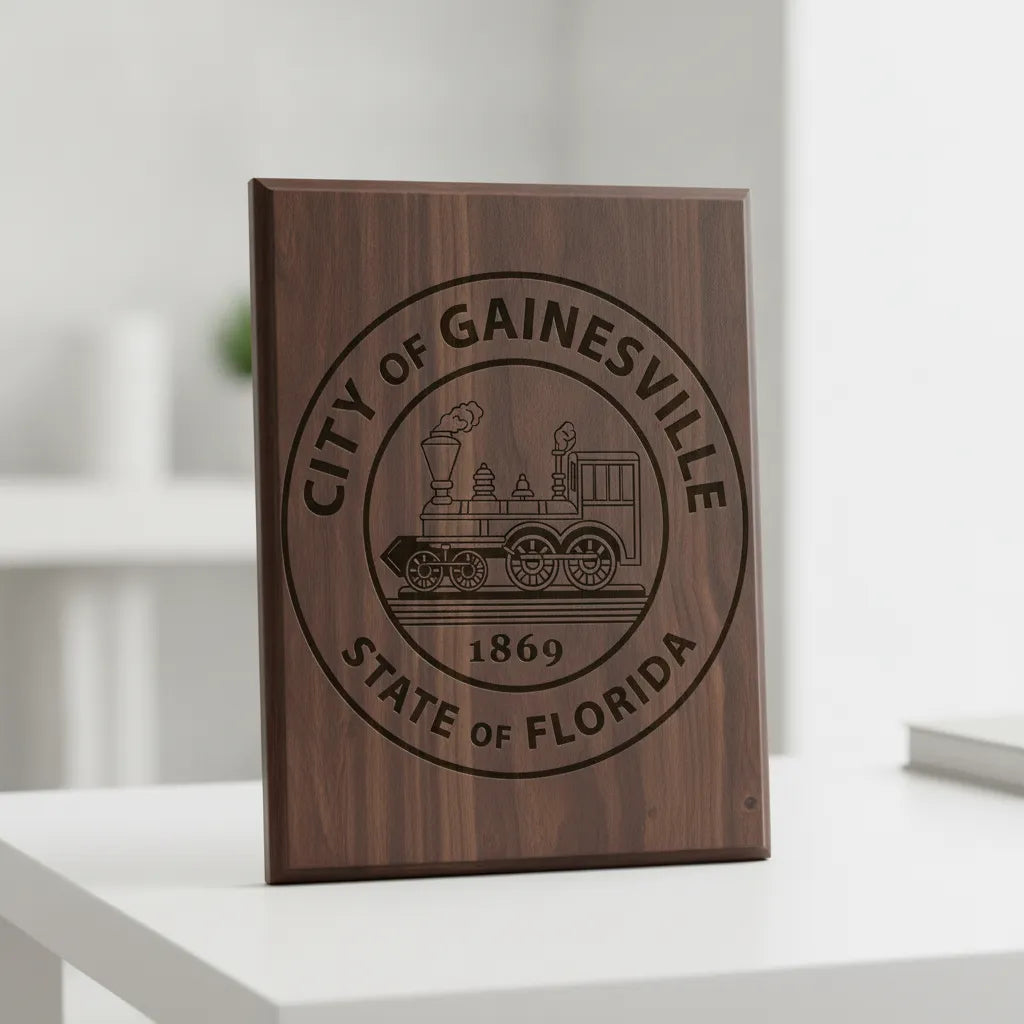 City of Gainesville Logo SVG

Florida City Seal Vector

Classic Steam Train Emblem

City Official Plaque Engraving File

Gainesville Florida Sign CNC File