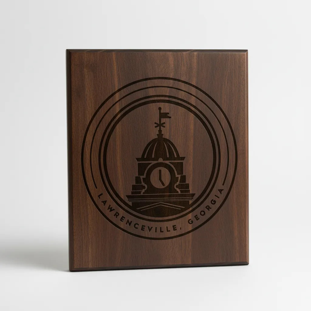 City of Lawrenceville Georgia Seal SVG

Georgia Municipal Vector Design

Lawrenceville City Seal Engraving File

Lawrenceville Georgia Sign CNC File

City Emblem Vector for Laser Cutting