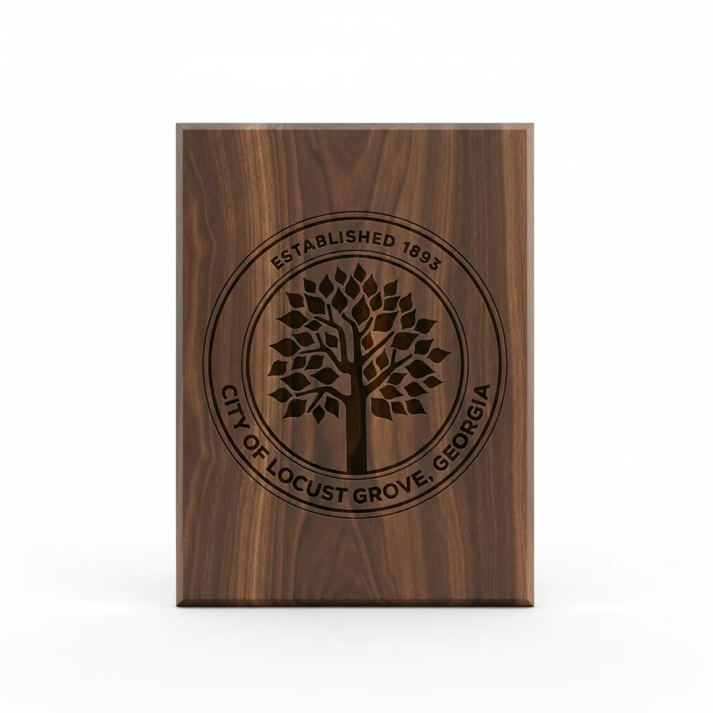 City of Locust Grove Seal SVG

Georgia Municipal Vector Design

Established 1893 Tree Logo Engraving File

Locust Grove GA Sign CNC File

City Government Seal Vector for Lasers