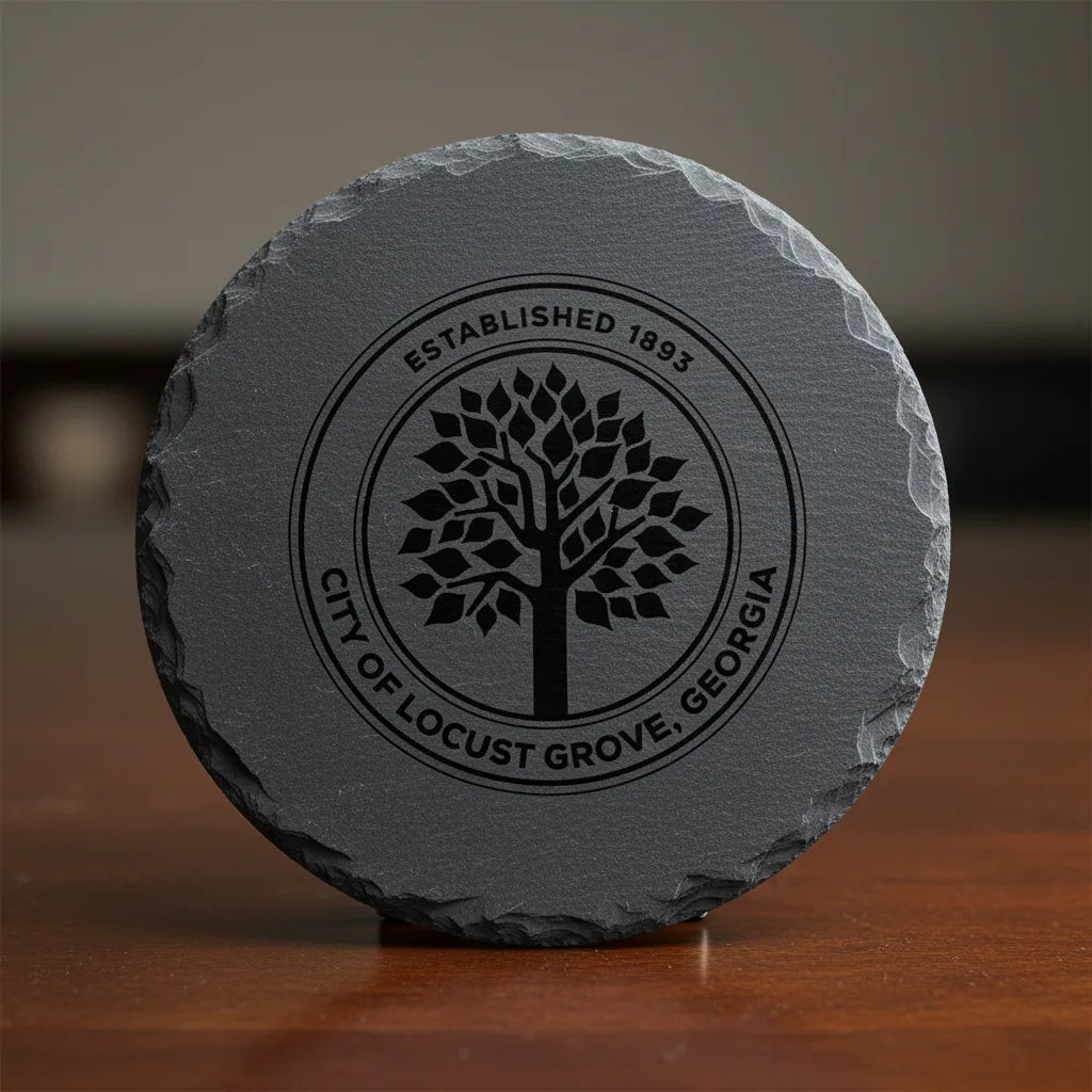 City of Locust Grove Seal SVG

Georgia Municipal Vector Design

Established 1893 Tree Logo Engraving File

Locust Grove GA Sign CNC File

City Government Seal Vector for Lasers