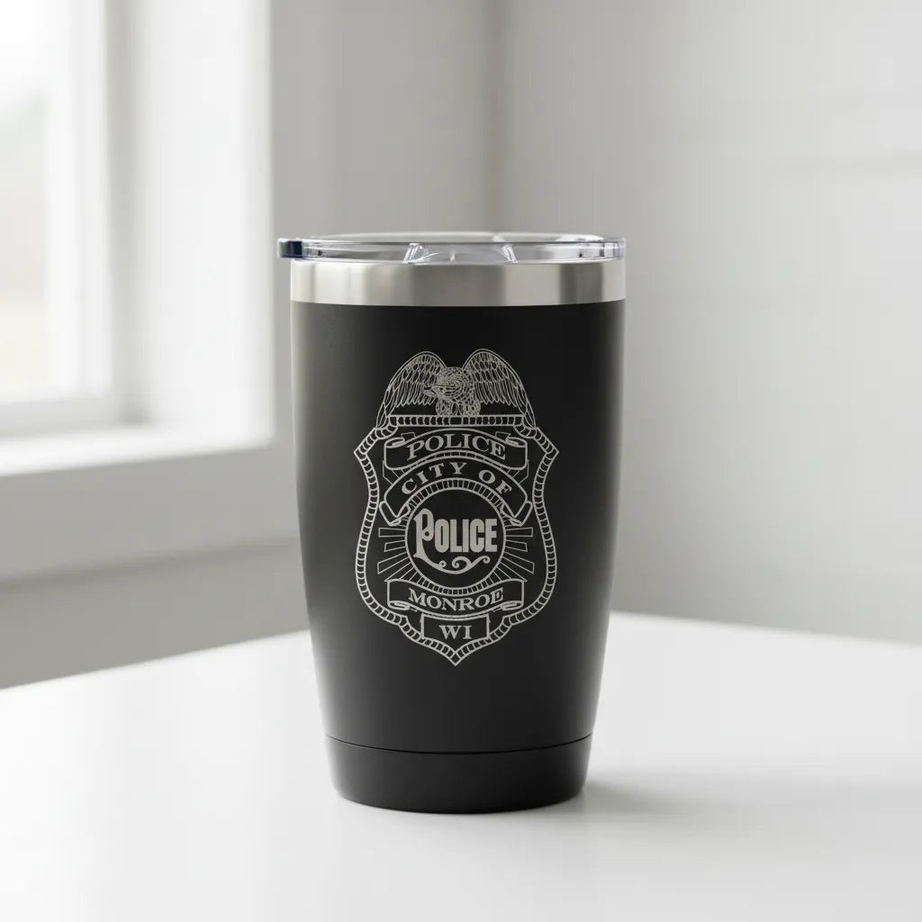 City of Monroe Police Badge SVG

Wisconsin Law Enforcement Vector Design

Eagle Police Shield Engraving File

City of Monroe WI Police Sign CNC

Law Enforcement Badge Vector for Lasers