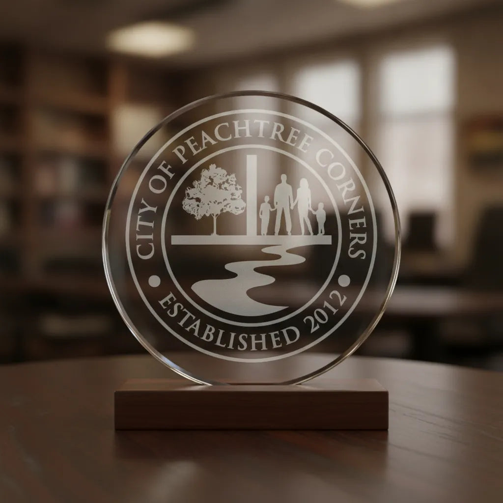 City of Peachtree Corners GA Seal SVG

Georgia Town Civic Seal Vector

Family Tree River Engraving File

Peachtree Corners Est 2012 CNC File

Municipal Civic Logo Vector for Lasers