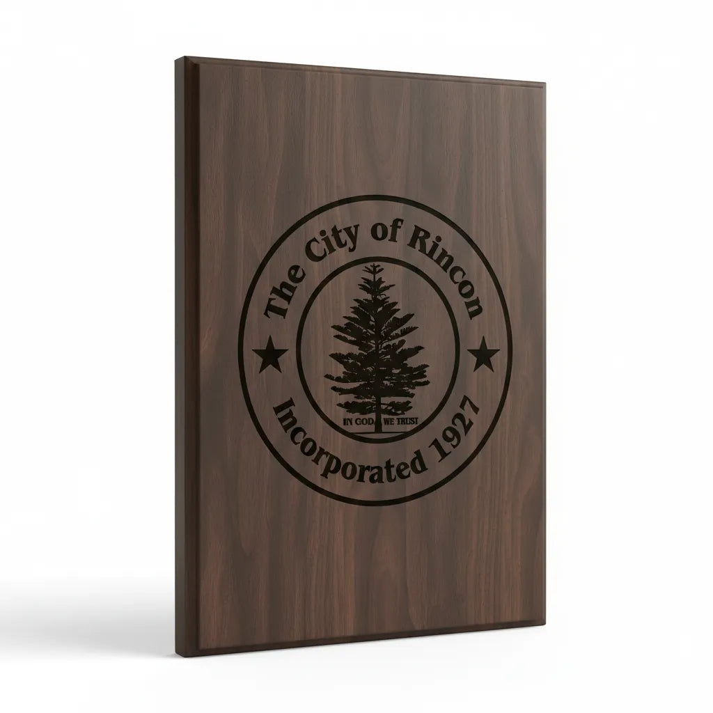 City of Rincon Seal SVG

Municipal Pine Tree Vector Design

Incorporated 1927 City Seal Engraving File

City of Rincon GA Sign CNC File

Local Government Seal Vector for Lasers