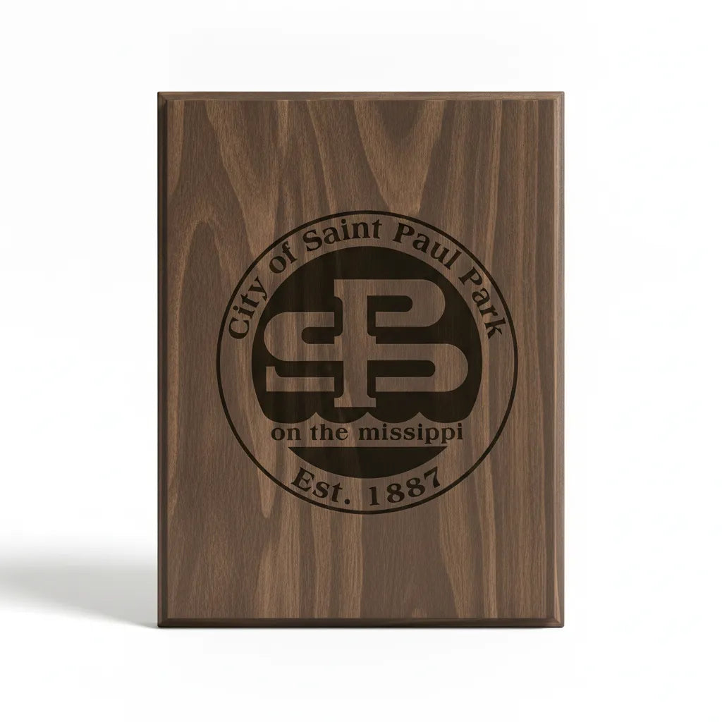 City of Saint Paul Park Logo SVG

Minnesota City Seal Vector

SPP Monogram Logo Emblem

City Official Plaque Engraving File

Saint Paul Park Sign CNC File
