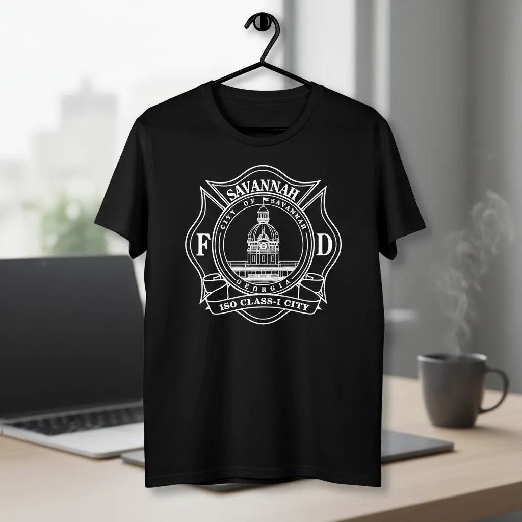 City of Savannah Fire Department Badge SVG

Georgia Fire Rescue Vector Design

Savannah City Hall Fire Shield Engraving File

Savannah GA Fire Sign CNC File

ISO Class 1 Maltese Cross Vector for Lasers