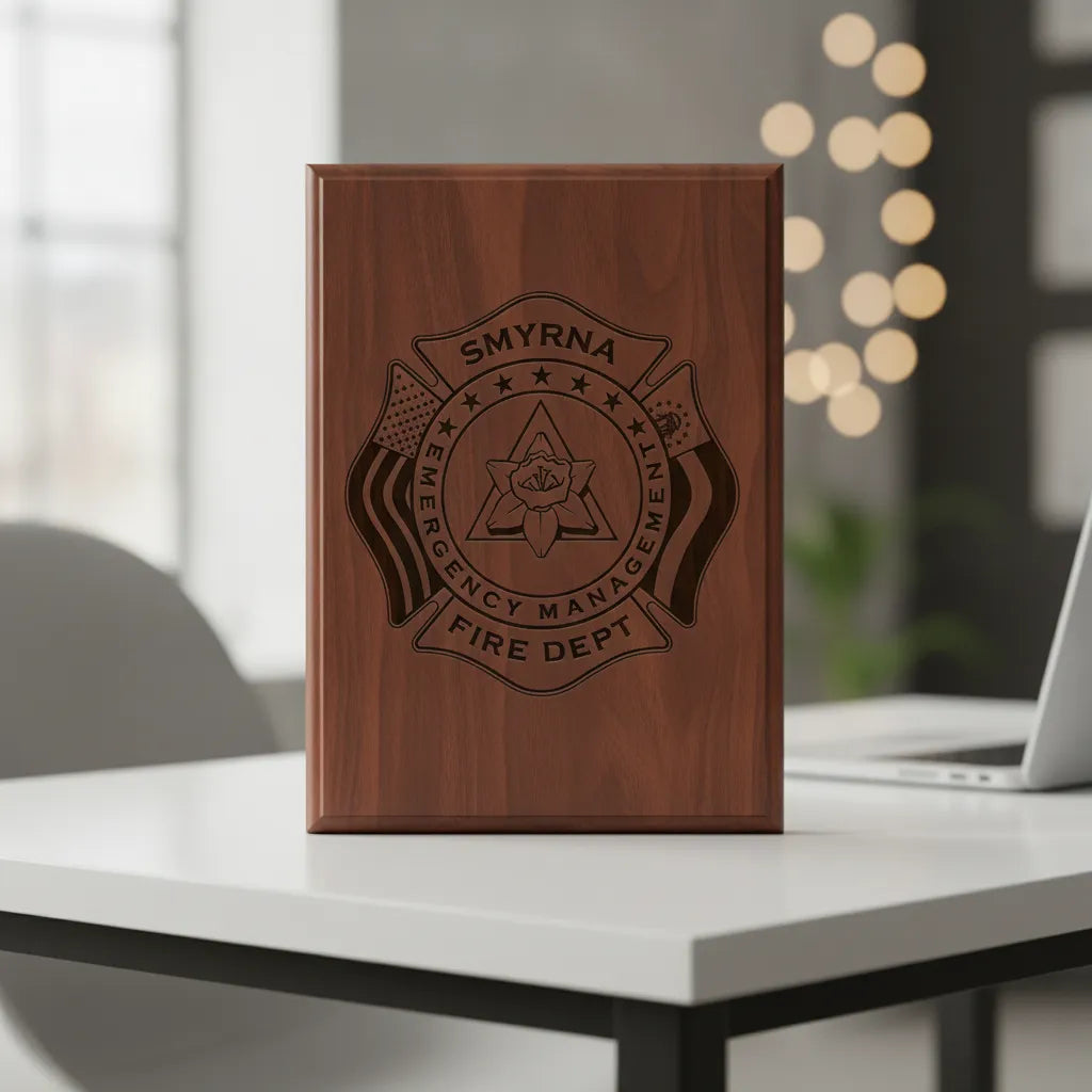 City of Smyrna Fire Dept Badge SVG

Georgia Fire Rescue Vector

Maltese Cross Jonquil Emblem

Firefighter Plaque Engraving File

Smyrna Fire Dept Sign CNC File