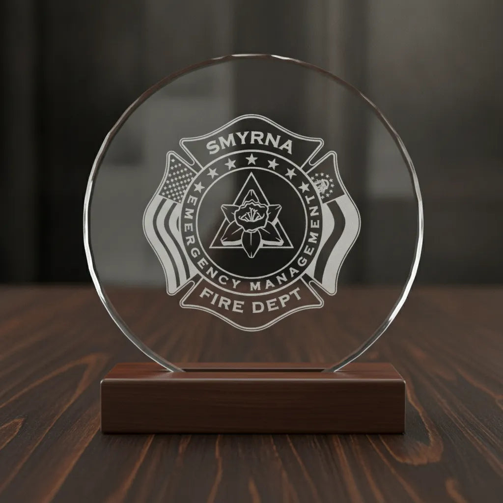 City of Smyrna Fire Dept Badge SVG

Georgia Fire Rescue Vector

Maltese Cross Jonquil Emblem

Firefighter Plaque Engraving File

Smyrna Fire Dept Sign CNC File