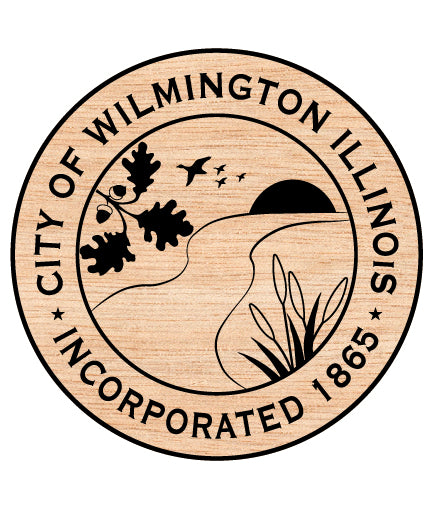 City of Wilmington Illinois Seal SVG

Illinois Municipal Vector Design

River and Nature Seal Engraving File

Wilmington City Sign CNC File

Scenic City Seal Vector for Laser Cutting
