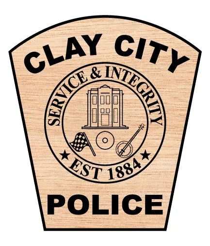 Clay City Police Department Patch SVG Kentucky Law Enforcement Vector