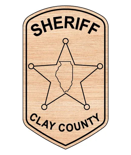 Clay County Sheriff's Office Patch SVG Illinois Law Enforcement Vector