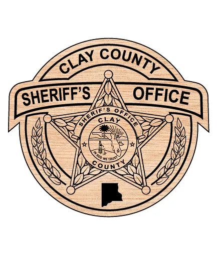 Clay County Sheriff's Office Badge Florida SVG Law Enforcement Vector