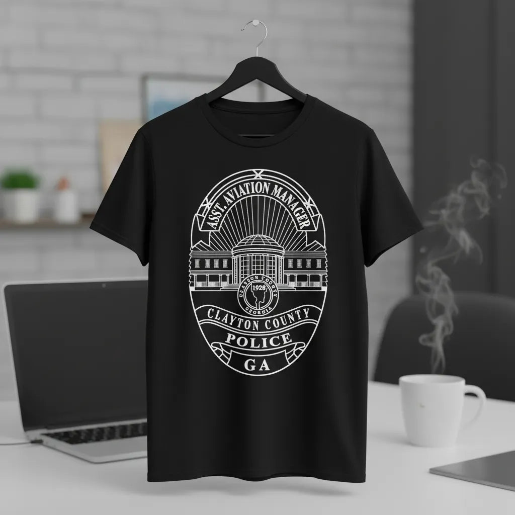 Clayton County Police Department Badge SVG

Georgia Law Enforcement Vector Design

Domed Building Police Badge Engraving File

Clayton County GA Police Sign CNC File

Aviation Manager Law Enforcement Vector for Lasers