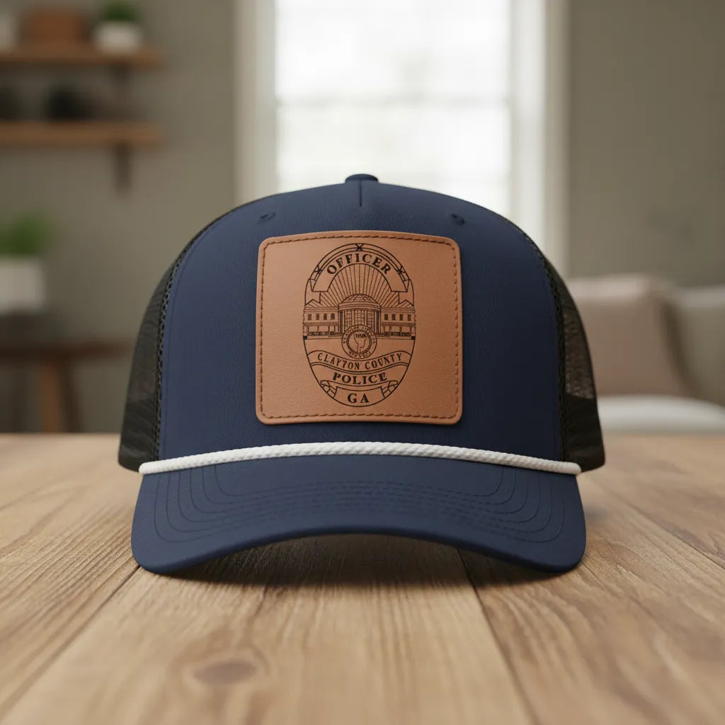 Clayton County Police Officer Badge SVG

Georgia Law Enforcement Vector Design

Domed Building Police Badge Engraving File

Clayton County GA Police Sign CNC File

Police Officer Badge Vector for Lasers