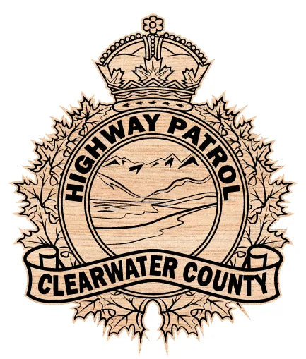 Clearwater County Highway Patrol Badge SVG Law Enforcement Vector