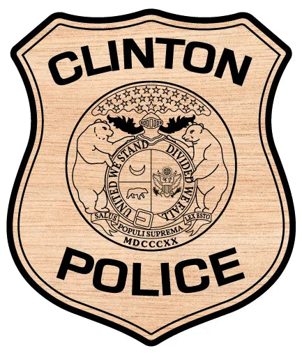 Clinton Police Department Patch Missouri SVG Police Vector