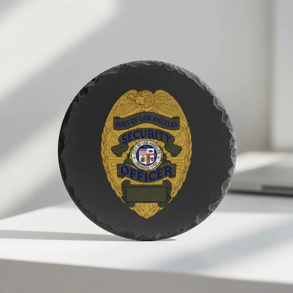 Color Port of Los Angeles Security Badge SVG

California Security Officer Color Vector Design

Gold Eagle Badge Sublimation File

Port of LA Security Sign CNC Vector

City of Los Angeles Seal Full Color Vector