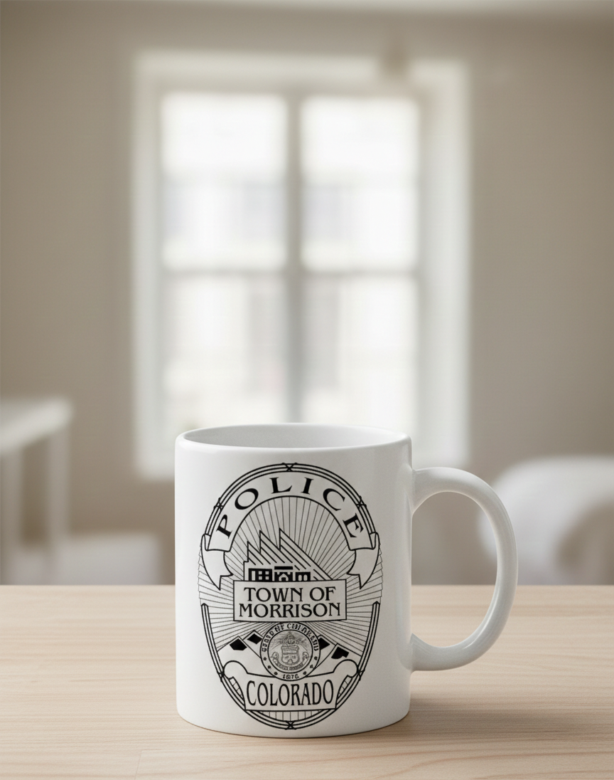 Town of Morrison Police Badge SVG

Colorado Law Enforcement Vector Design

Red Rocks Police Badge Emblem

Morrison CO Police Shield for Engraving

Colorado State Seal Police Logo CNC File