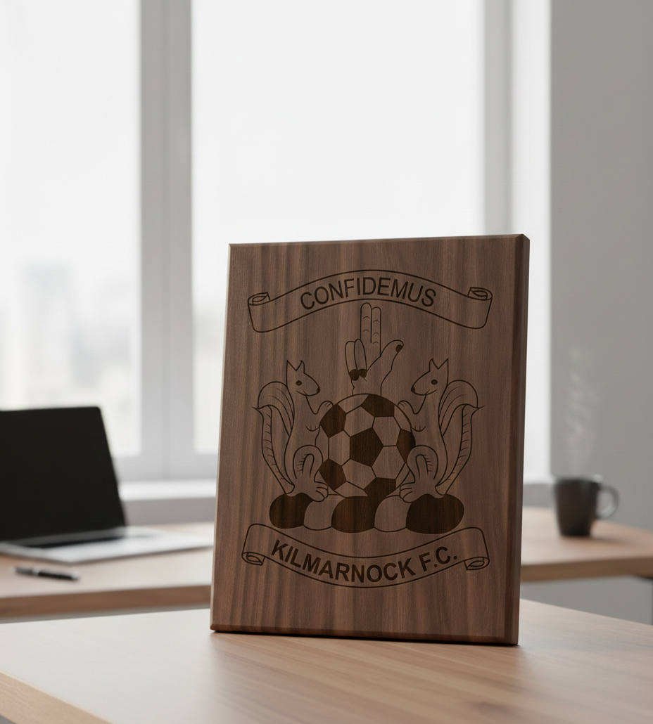 Kilmarnock FC Logo SVG

Confidemus Motto Football Crest

Scottish Football Club Vector Design

Kilmarnock Squirrels Emblem

Killie FC Badge CNC File