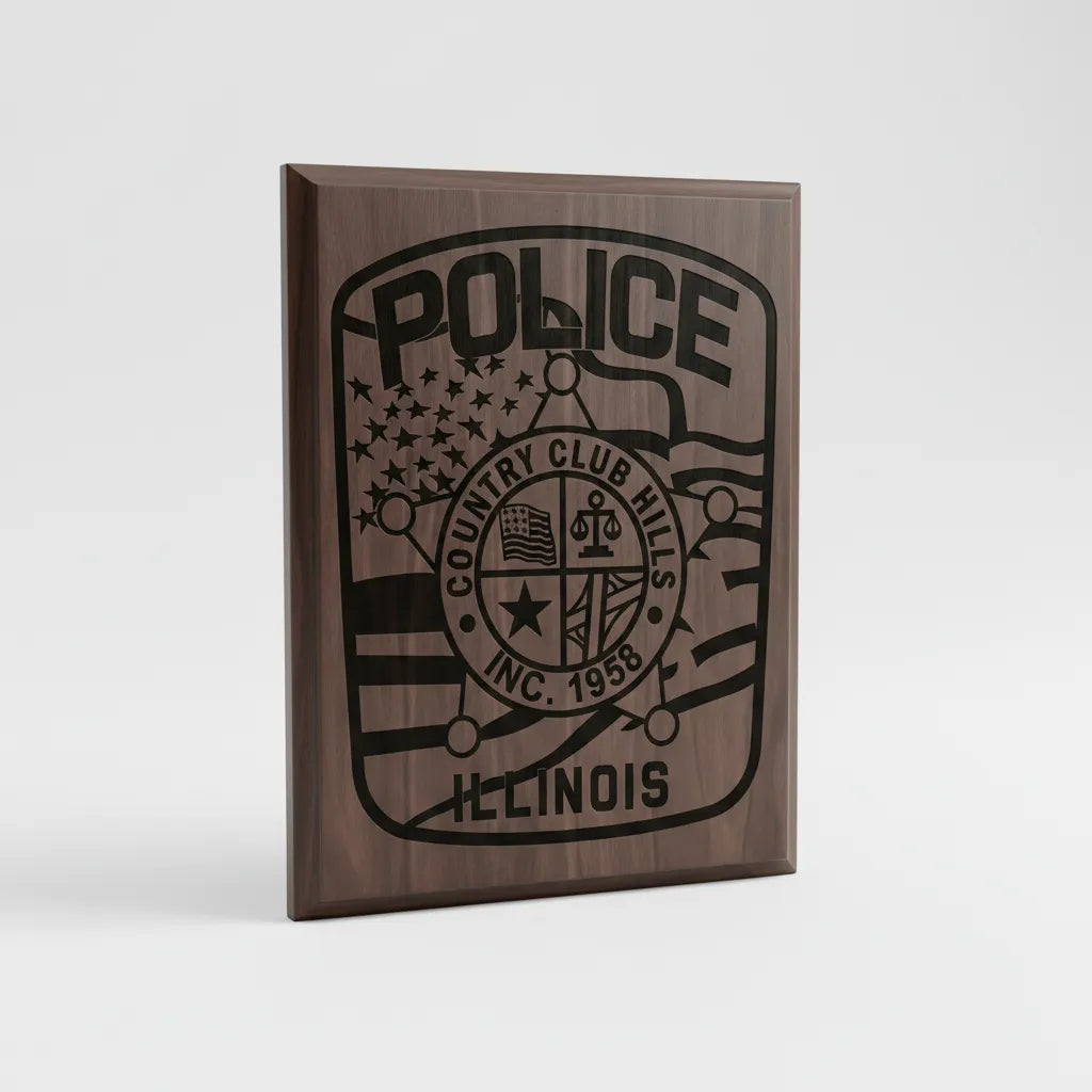 Country Club Hills Police Department Patch SVG

Illinois Law Enforcement Vector Design

American Flag Police Patch Engraving File

Country Club Hills IL Sign CNC File

City Seal Police Patch Vector for Lasers