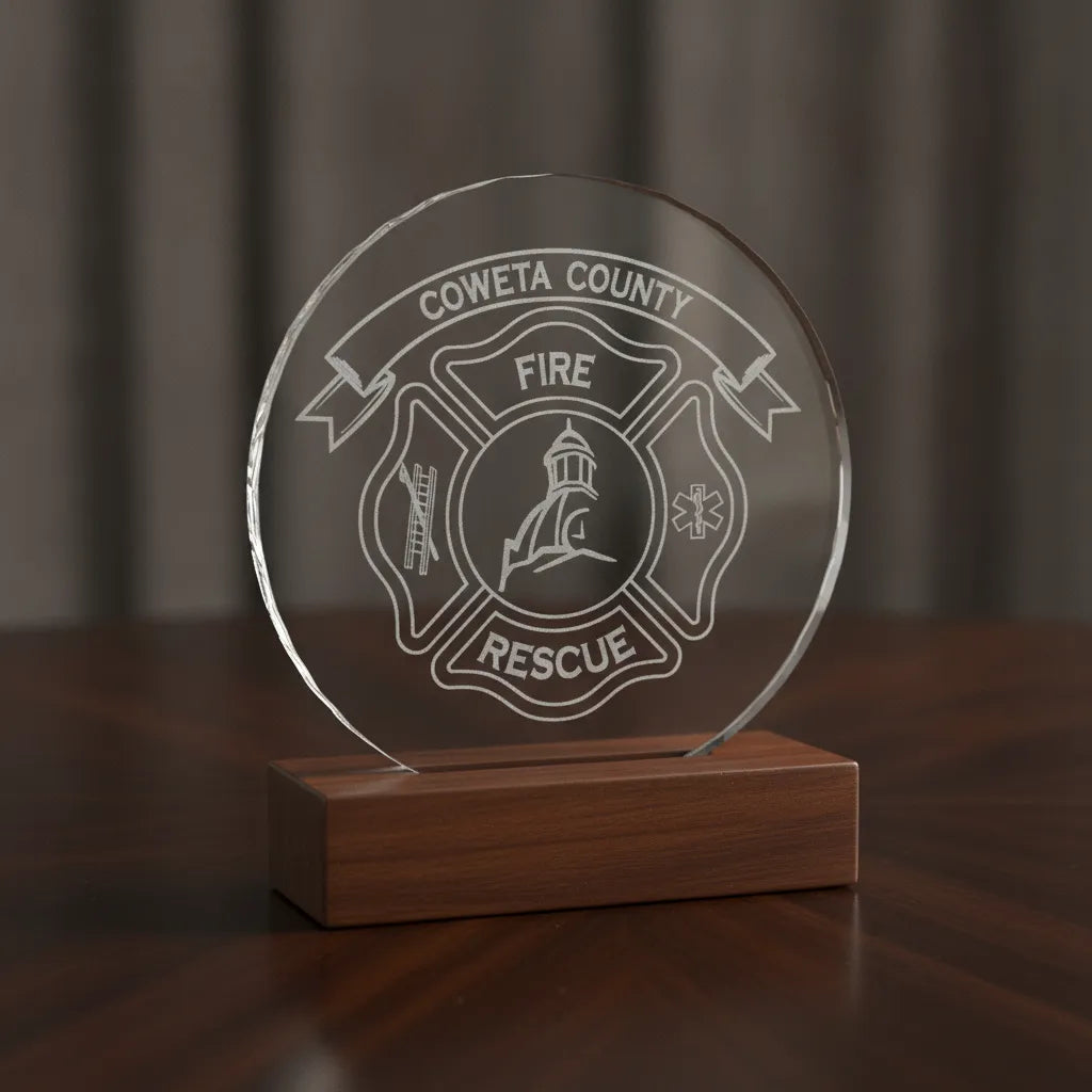 Coweta County Fire Rescue Badge SVG

Georgia Fire Department Vector

Maltese Cross Fire EMS Emblem

Firefighter Plaque Engraving File

Coweta County Fire Sign CNC File