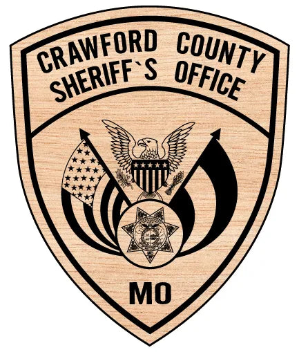 Crawford County Sheriff's Office Patch Missouri SVG Police Vector