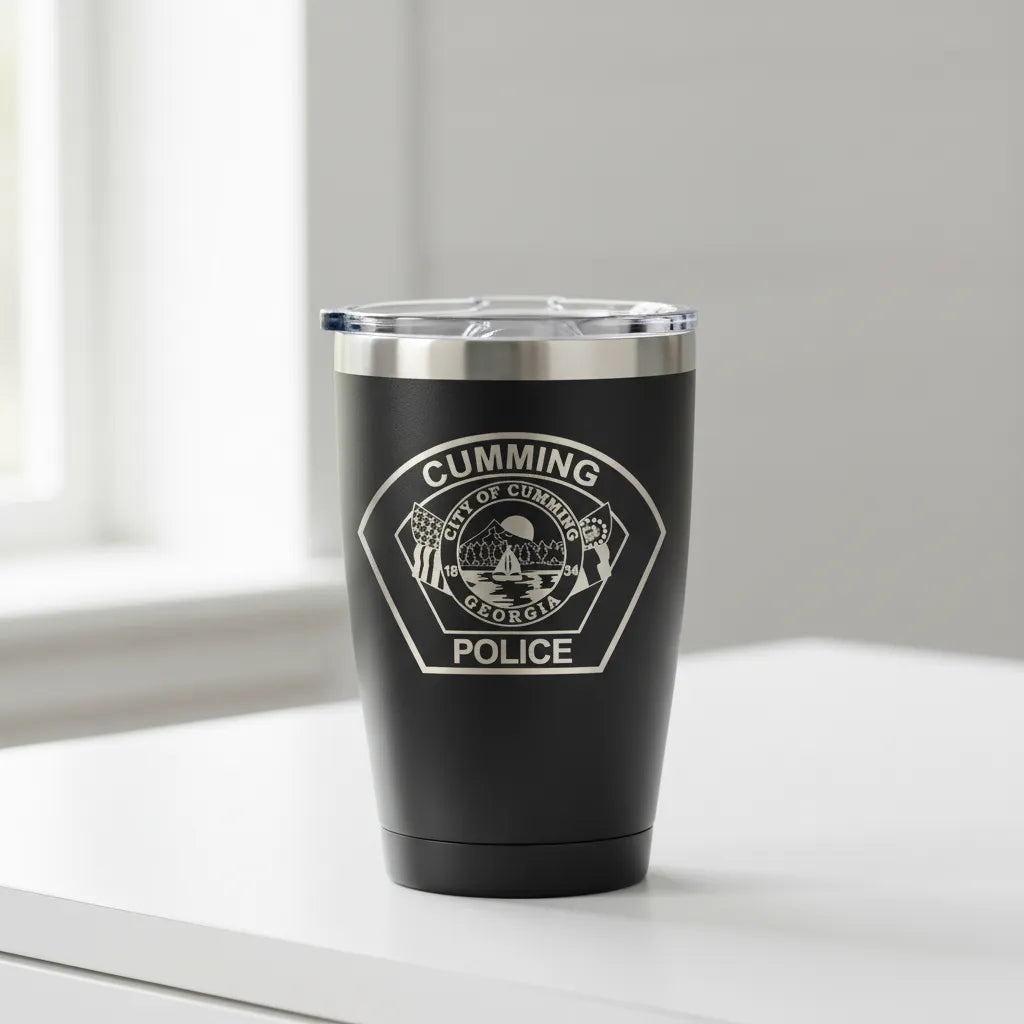 Cumming Police Department Patch SVG

Georgia Law Enforcement Vector Design

City of Cumming Seal Engraving File

Cumming GA Police Sign CNC File

Hexagonal Police Patch Vector for Lasers