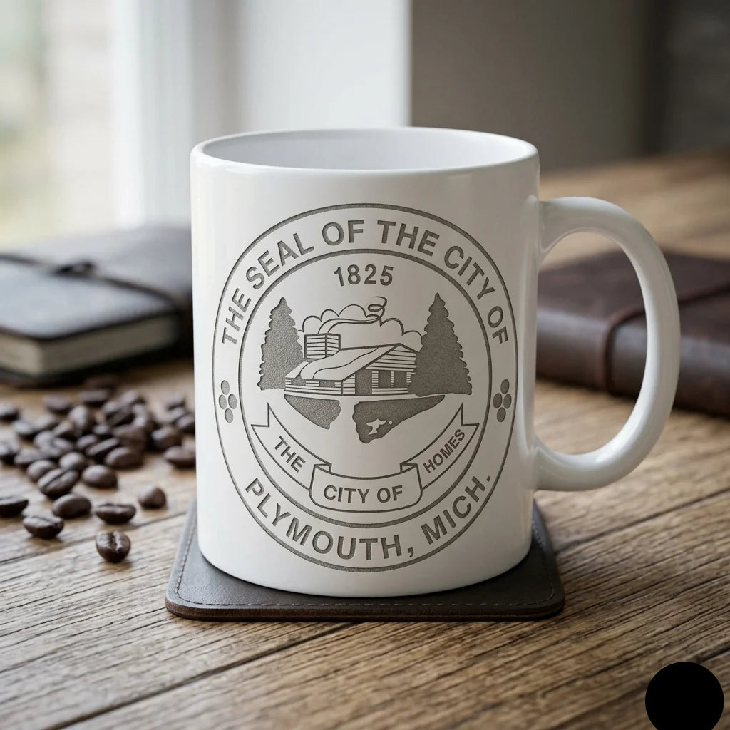 City of Plymouth Michigan Seal SVG for CNC

City of Plymouth MI Logo Vector for Laser Engraving

Plymouth Michigan City Seal for Wood Carving

Professional City of Plymouth MI Vector Design

Plymouth MI City SVG Logo for CNC Router Projects
