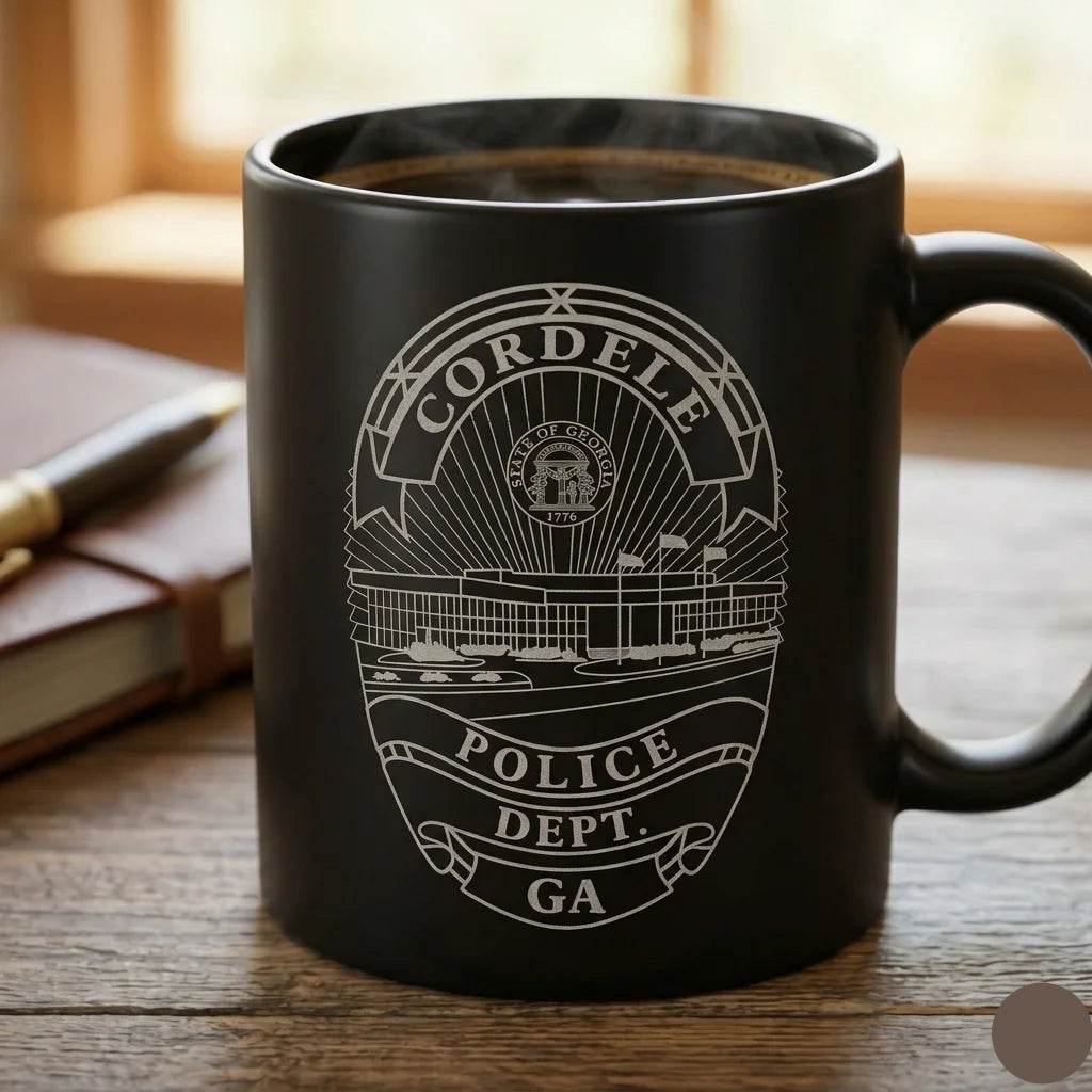City of Cordele Georgia Police Badge SVG for CNC

Cordele GA Police Dept Vector for Laser Engraving

Cordele Georgia Police Emblem for Wood Carving

Professional Cordele GA Law Enforcement Badge Design

Cordele Police SVG Logo for CNC Router Projects