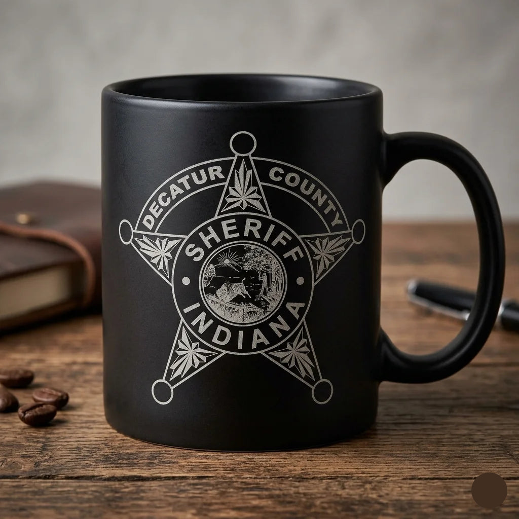 Decatur County Indiana Sheriff Star Badge SVG for CNC

Decatur County IN Sheriff Star Vector for Laser Engraving

Decatur County Indiana Law Enforcement Emblem for Wood Carving

Professional Indiana Sheriff Star Badge Vector Design

Decatur County Sheriff SVG Logo for CNC Router Projects