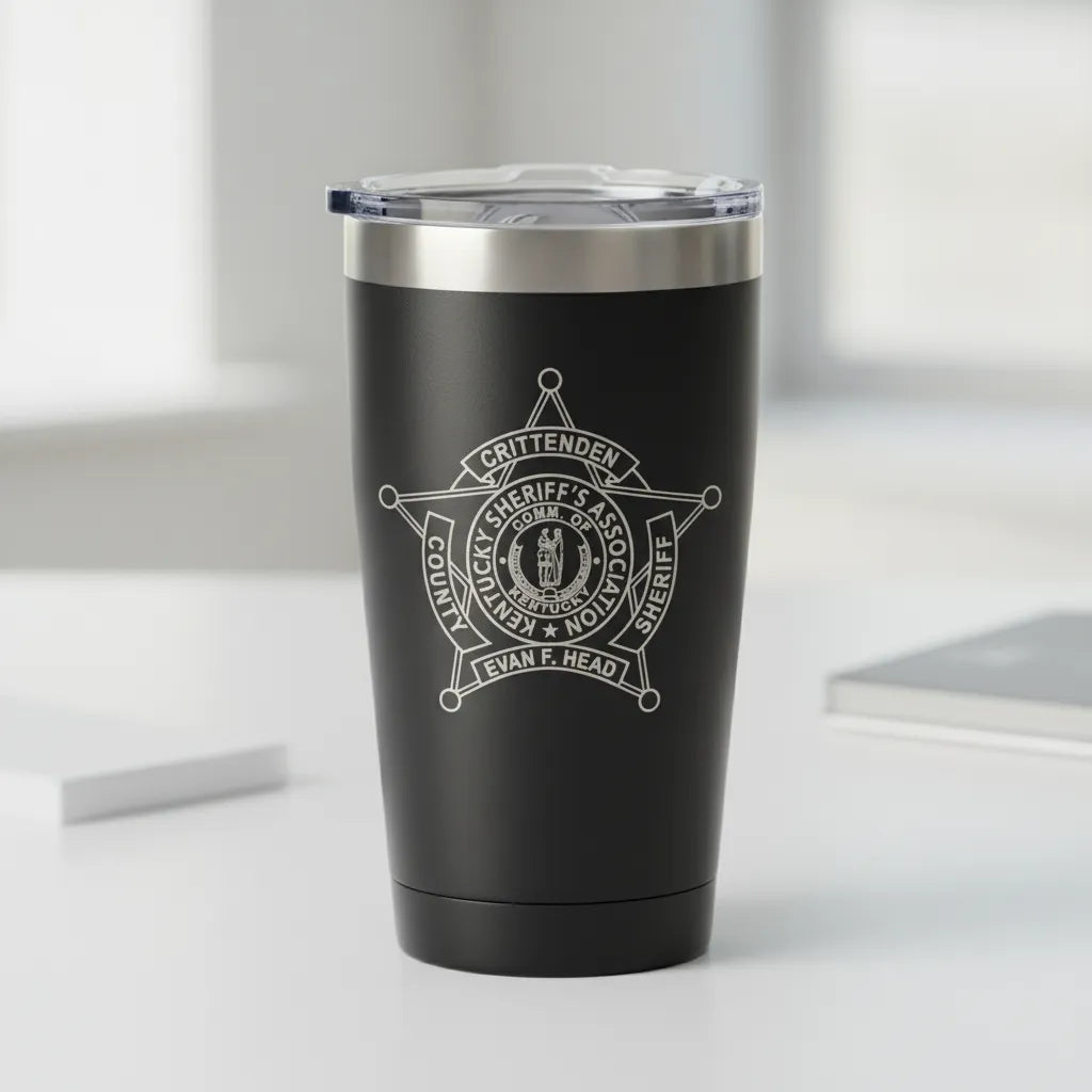 Crittenden County Kentucky Sheriff Star Badge SVG for CNC

Kentucky Sheriff's Association Badge Vector for Laser Engraving

Crittenden County KY Sheriff Emblem for Wood Carving

Professional Kentucky Law Enforcement Star Design

Crittenden County Sheriff SVG Logo for CNC Router Projects