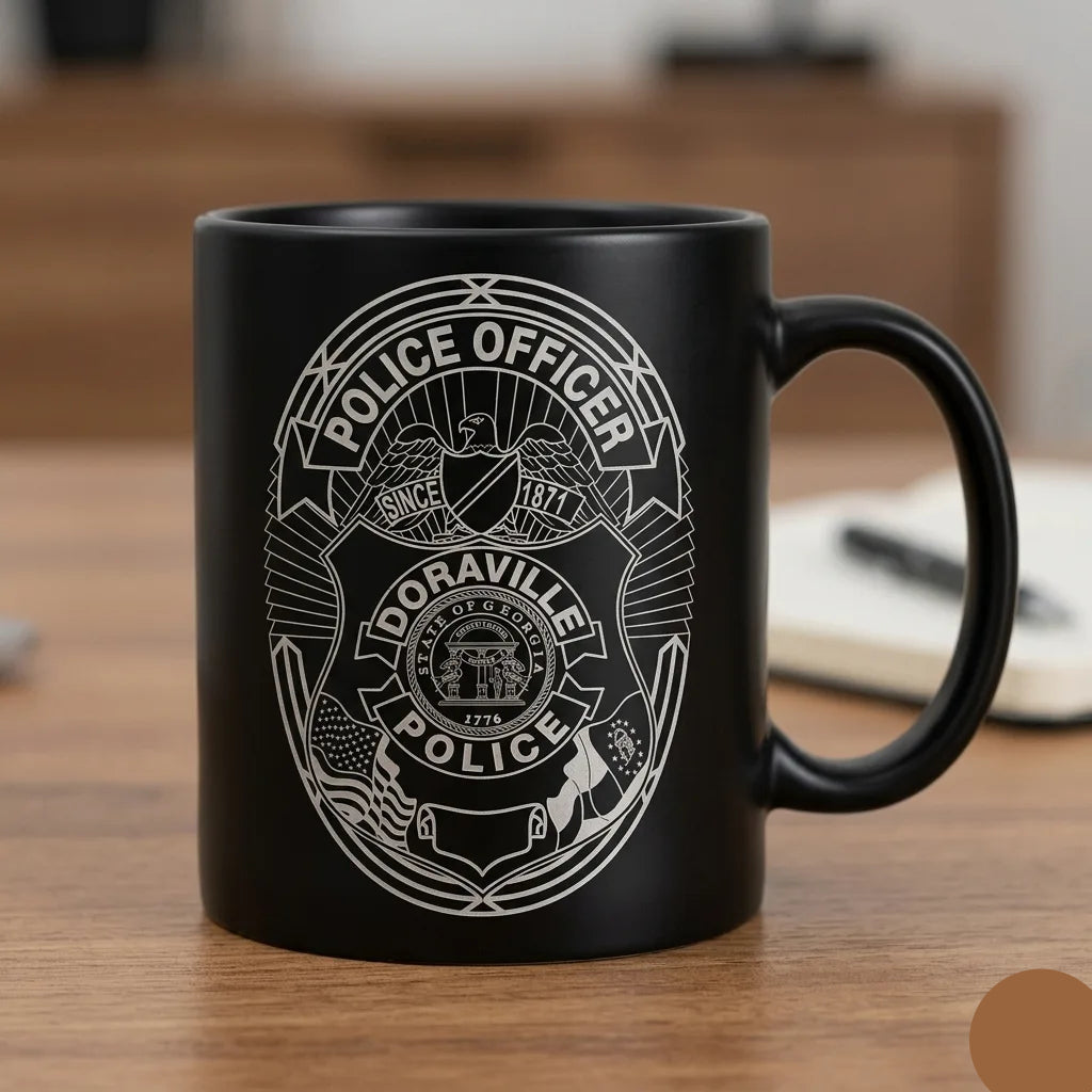 City of Doraville Police Officer Badge SVG for CNC

City of Doraville GA Police Vector for Laser Engraving

Doraville Georgia Police Officer Emblem for Wood Carving

Professional Doraville GA Law Enforcement Badge Design

City of Doraville GA Police SVG Logo for CNC Router Projects