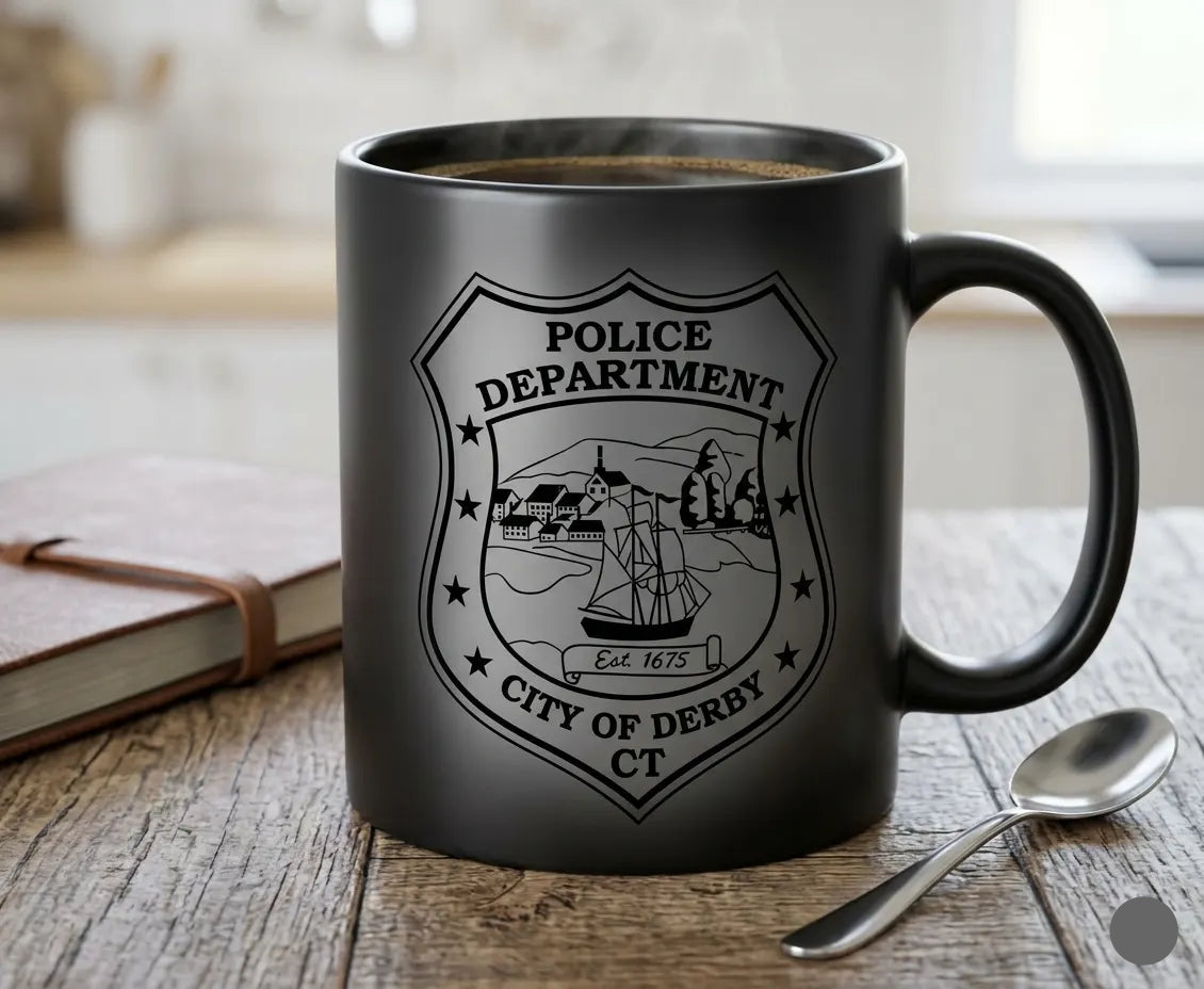 City of Derby Police Badge SVG for CNC

City of Derby CT Police Vector for Laser Engraving

Derby Connecticut Police Emblem for Wood Carving

Professional City of Derby Law Enforcement Badge Design

City of Derby CT Police SVG Logo for CNC Router Projects