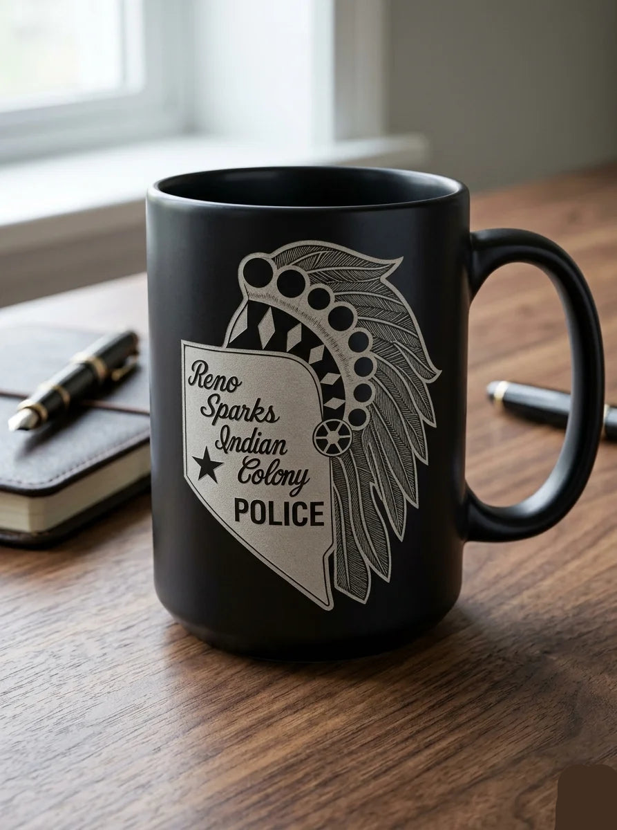 Reno-Sparks Indian Colony Police Patch SVG for CNC

RSIC Tribal Police Logo Vector for Laser Engraving

Reno-Sparks Indian Colony Police Emblem for Wood Carving

Professional Nevada Tribal Law Enforcement Badge Design

RSIC Police SVG Logo for CNC Router Projects