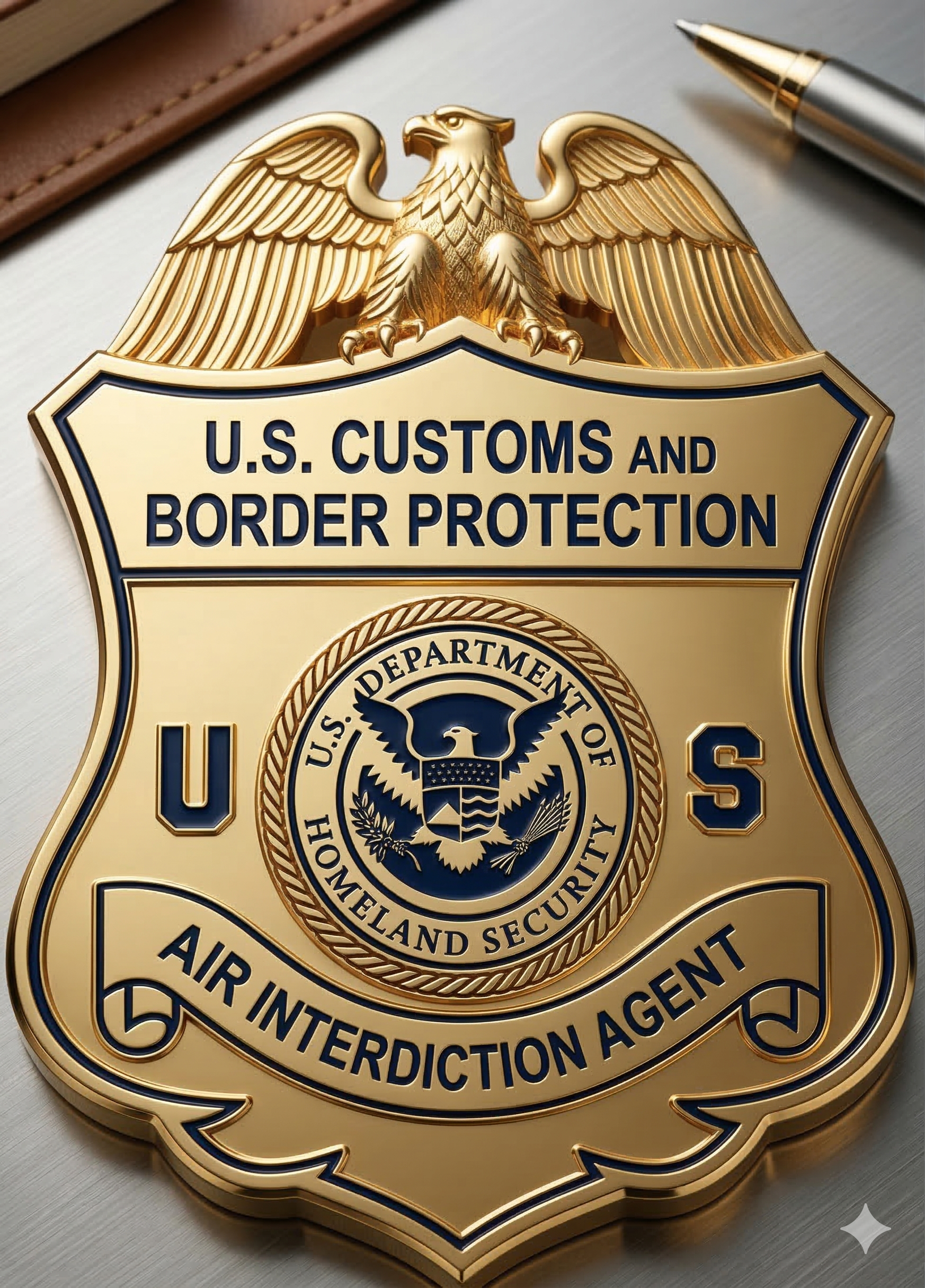 CBP Air Interdiction Agent Badge SVG

Customs and Border Protection Vector

Homeland Security Shield Emblem

Agent Plaque Engraving File

CBP Air Interdiction Sign CNC File