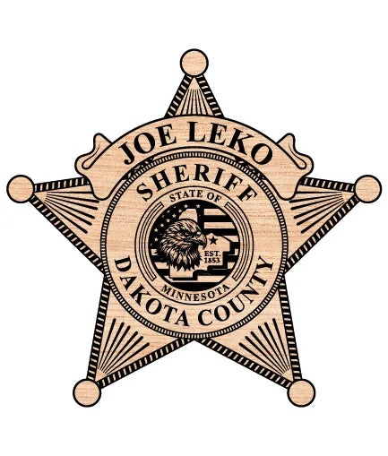 Dakota County Sheriff's Office Badge Minnesota SVG Police Vector