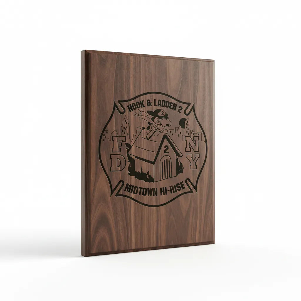 FDNY Hook & Ladder 2 Patch SVG

New York Fire Department Vector Design

Firefighter Mascot Engraving File

Midtown Hi-Rise Fire Sign CNC File

FDNY Maltese Cross Vector for Laser Cutting