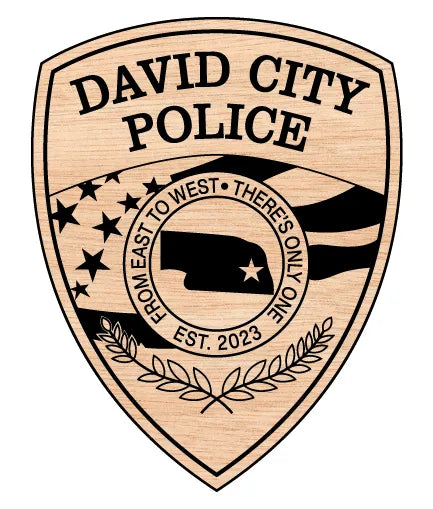 David City Police Department Patch Nebraska SVG Police Vector
