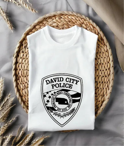 David City Police Department Patch Nebraska SVG Police Vector