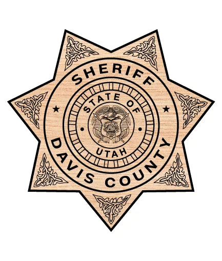 Davis County Sheriff's Office Badge SVG Utah Law Enforcement Vector